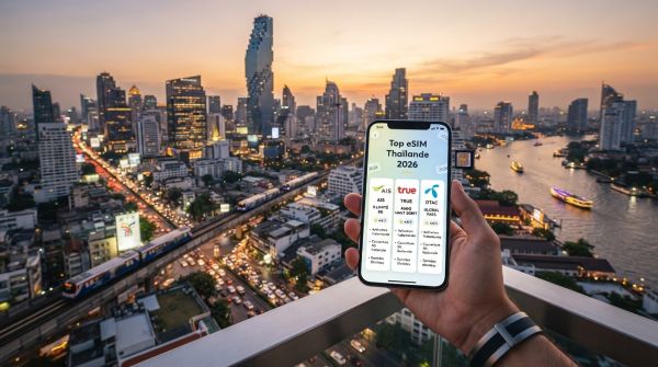 Top eSIM à prendre en Thaïlande en 2026 : guide des choix